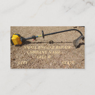 Carte de visite de réparation des petits moteurs