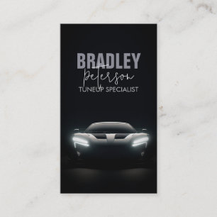 Carte de visite de réparation mécanique de l'auto 