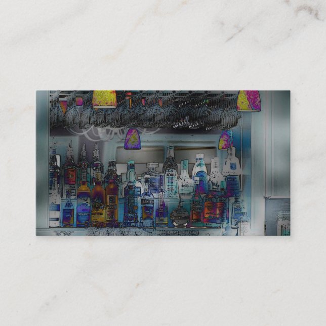 Carte de visite de restaurant/barre (Devant)