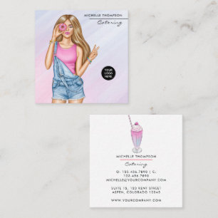 Carte de visite de restauration