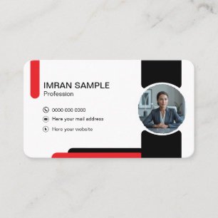 Carte de visite de retouche photo