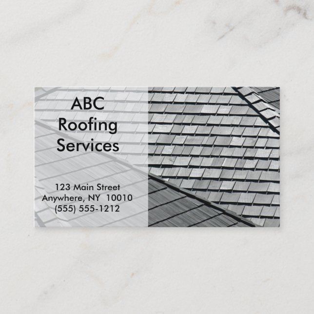 Carte de visite de Roofing Company (Devant)