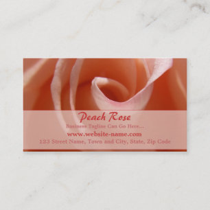 Carte de visite de Rose Peach