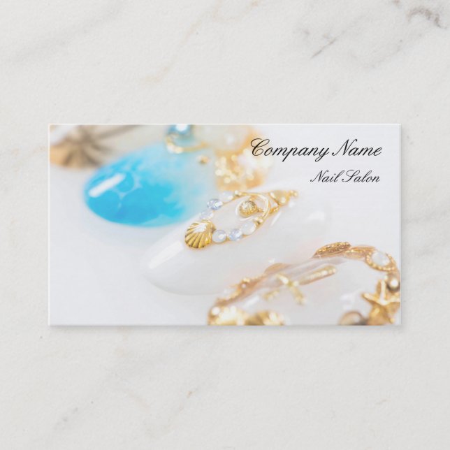 Carte de visite de salon de clou (Devant)