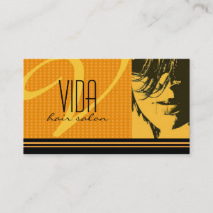 Carte de visite de salon de coiffure