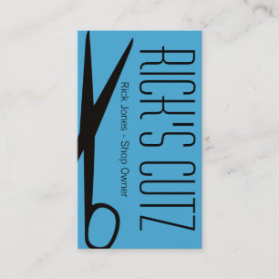 Carte de visite de salon de coiffure