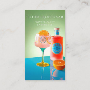 Carte de visite de salon privé Cocktails
