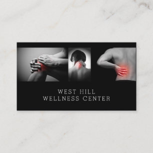 Carte de visite de santé chiropraticien