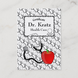 Carte de visite de santé Médicale