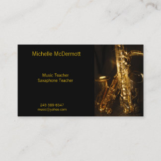 Carte de visite de Saxaphone