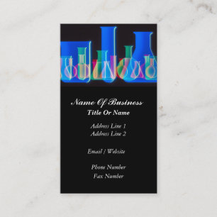 Carte de visite de scientifique