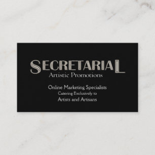 Carte de visite de secrétariat