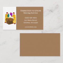 Carte de visite de service de déplacement