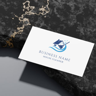 Carte de visite de service de nettoyage | Minimali