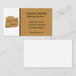 Carte de visite de service de société de boîtes de