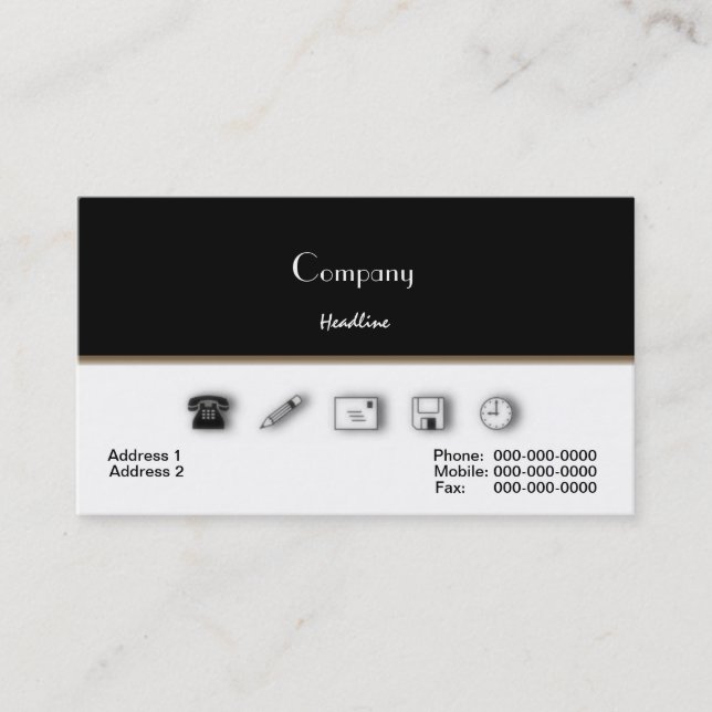 Carte de visite de services aux entreprises (Devant)