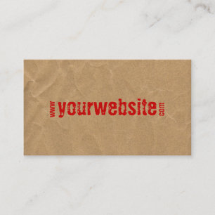 carte de visite de site Web