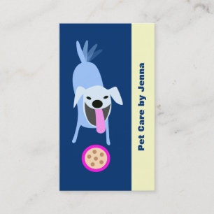 Carte de visite de soin des animaux familiers
