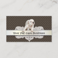 Carte de visite de soins pour animaux