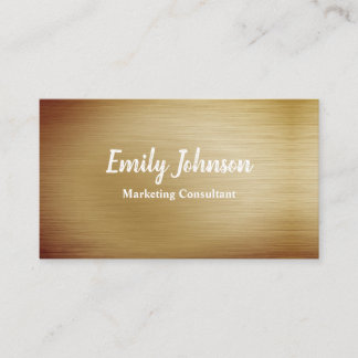 Carte de visite de solutions de style feuille d'or