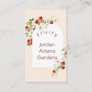 Carte de visite de Strawberry Garlands