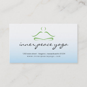 Carte de visite de studio de yoga