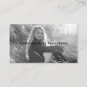 Carte de visite de superposition de photo filtre n