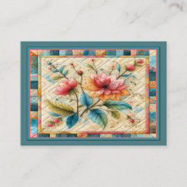 Carte de visite de surface inclinée