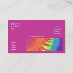Carte de visite de talent