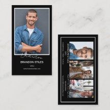 Carte de visite de talent de signature | Mini cart