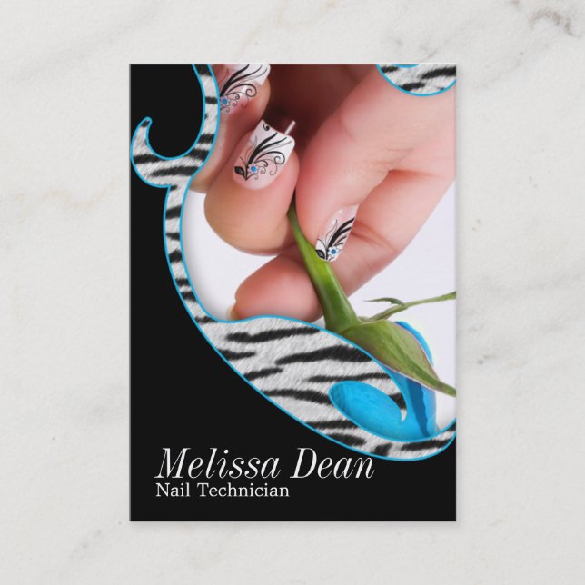 Carte de visite de technicien de salon de (Devant)