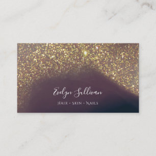 carte de visite de texture de parties scintillant 