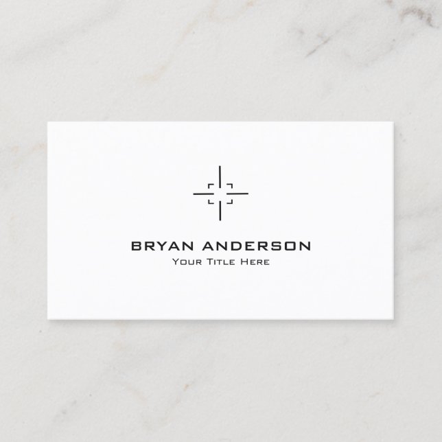 Carte de visite de tir sportif (Devant)