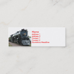 Carte de visite de train