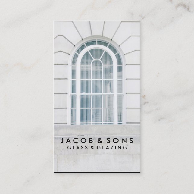 Carte de visite de travail de laiton (Devant)