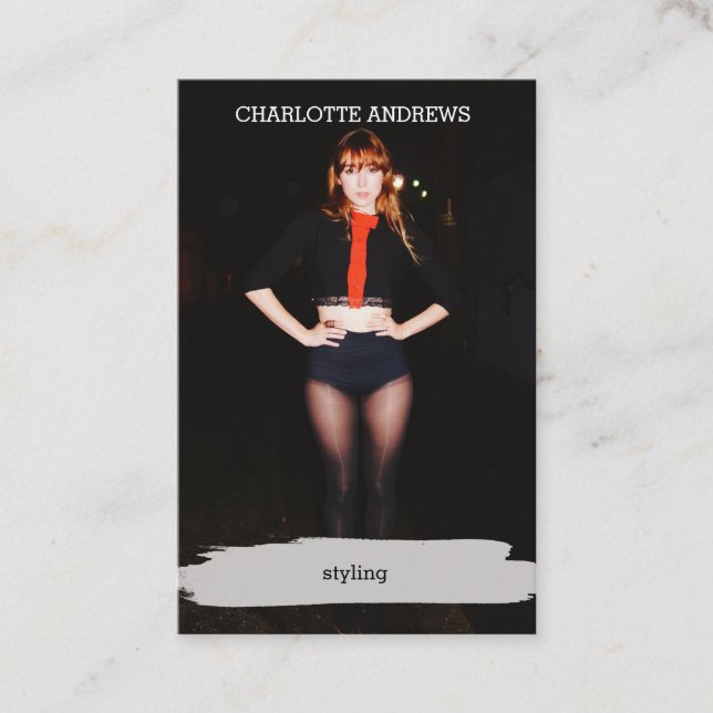 Carte de visite de Trendy (Devant)