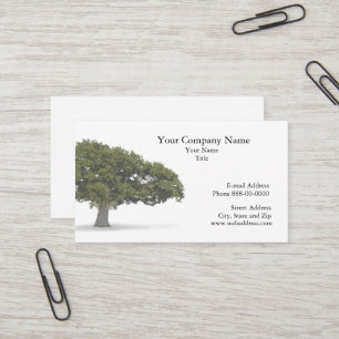 Carte de visite de trimmer d'arbre de paysagiste