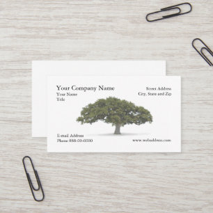 Carte de visite de trimmer d'arbre de paysagiste