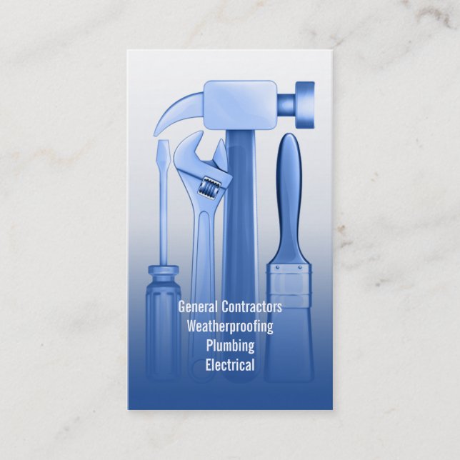 Carte de visite de trousse à outils (Devant)