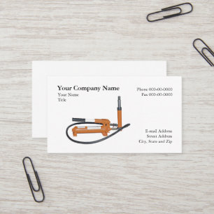 Carte de visite de vente et de service Hydraulics