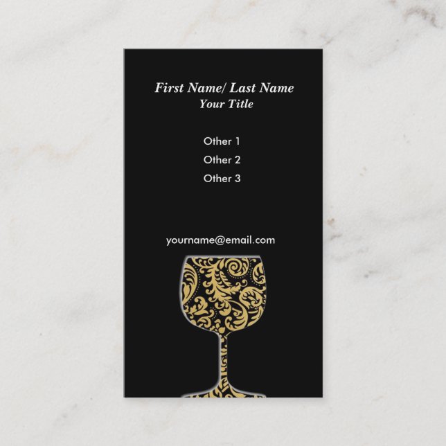 Carte de visite de vin (Devant)