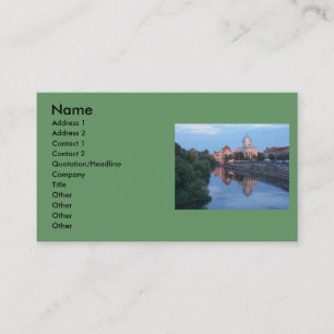 Carte de visite de vue panoramique