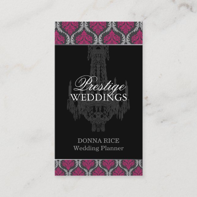 Carte de visite de wedding planner (Devant)