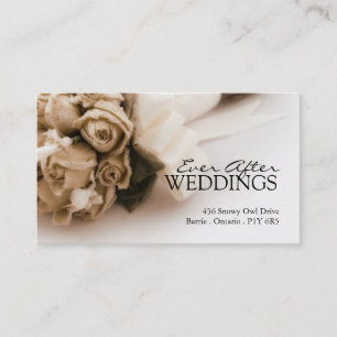Carte de visite de wedding planner