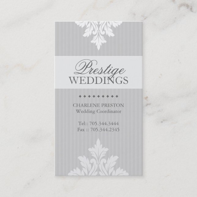 CARTE DE VISITE DE WEDDING PLANNER (Devant)