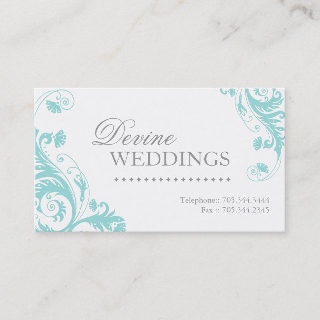 Carte de visite de wedding planner (Devant)