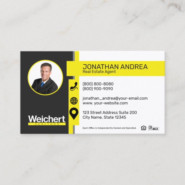 Carte de visite de Weichert Realtors (Devant)