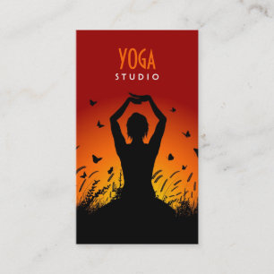 Carte de visite de yoga