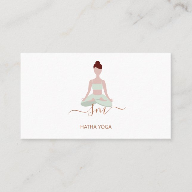 Carte de visite de yoga (Devant)
