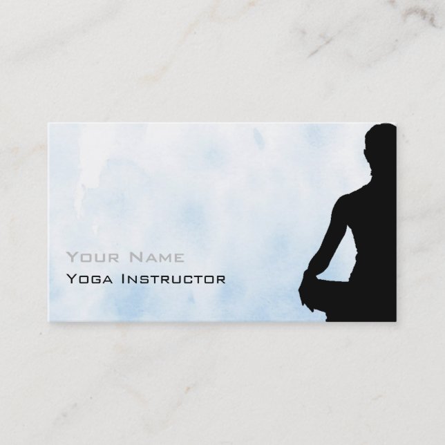 Carte de visite de yoga (Devant)